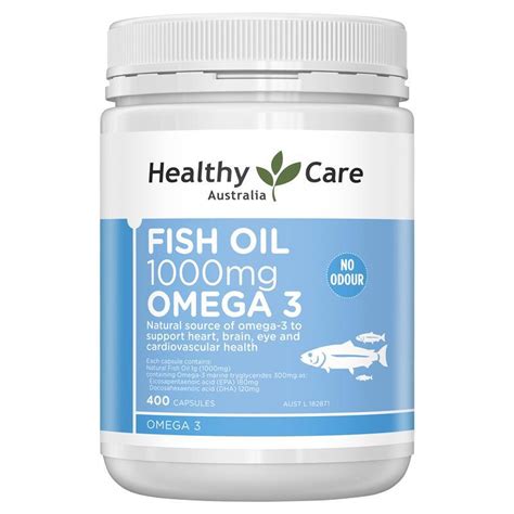 healthy care fish oil 1000mg omega 3.